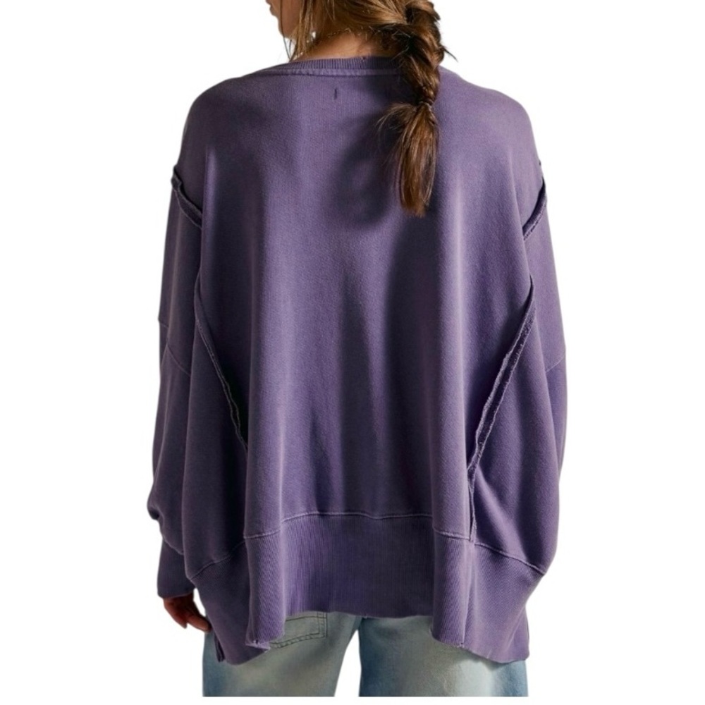 Free People Purple Sweatshirt - Picture 3 of 10